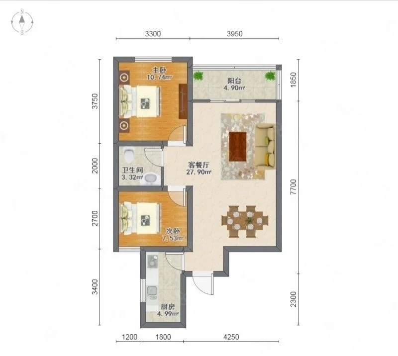 这是一幅描绘三层亚洲风格房屋的白描图。一楼设有宽敞的客厅、餐厅和厨房区域，二楼有两间卧室，其中一间较大。客厅区域可以看到一个小阳台。整体氛围宁静而温馨，空间布局干净整洁。关键字:亚洲风格 三层房屋 宽敞客厅 餐厅 厨房 两间卧室 小阳台 宁静氛围 干净整洁
