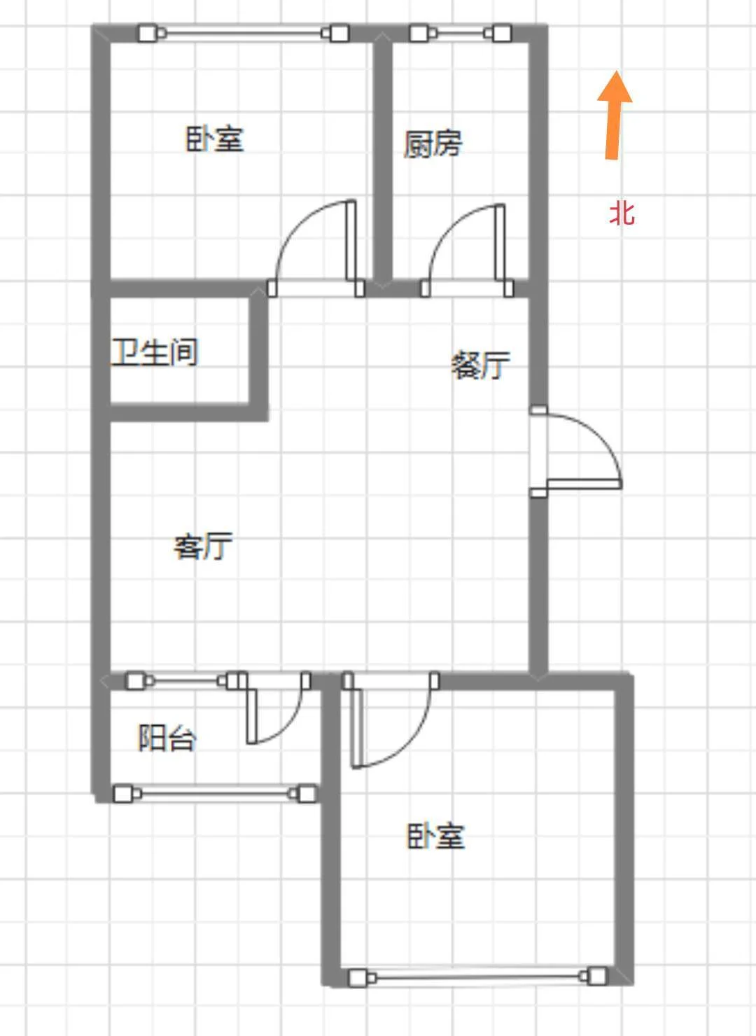 房屋平面图，展示布局与特色。关键字:房屋平面图 布局 特色
